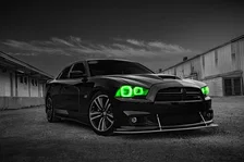 Headlight Halo Ring Emitter Set for Dodge Charger image 6