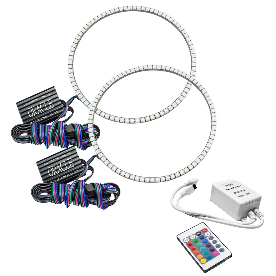 7in. Round Exterior Waterproof LED Halo Kit