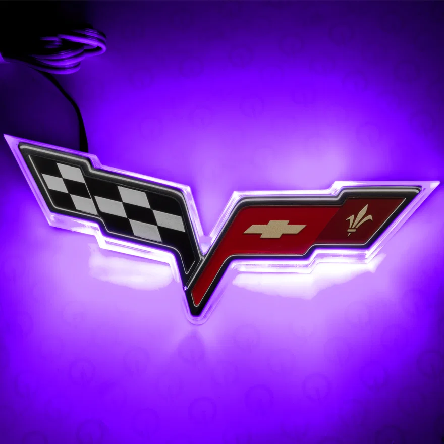 Rear Chevy Corvette C6 Illuminated Emblem