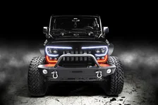 5817-504 Front Center Upper ORACLE Lighting VECTOR Series Full LED Grill- Jeep Wrangler JK image 3