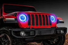 Jeep Wrangler JL 2018-2019 ORACLE LED Waterproof Halo Kit image 4
