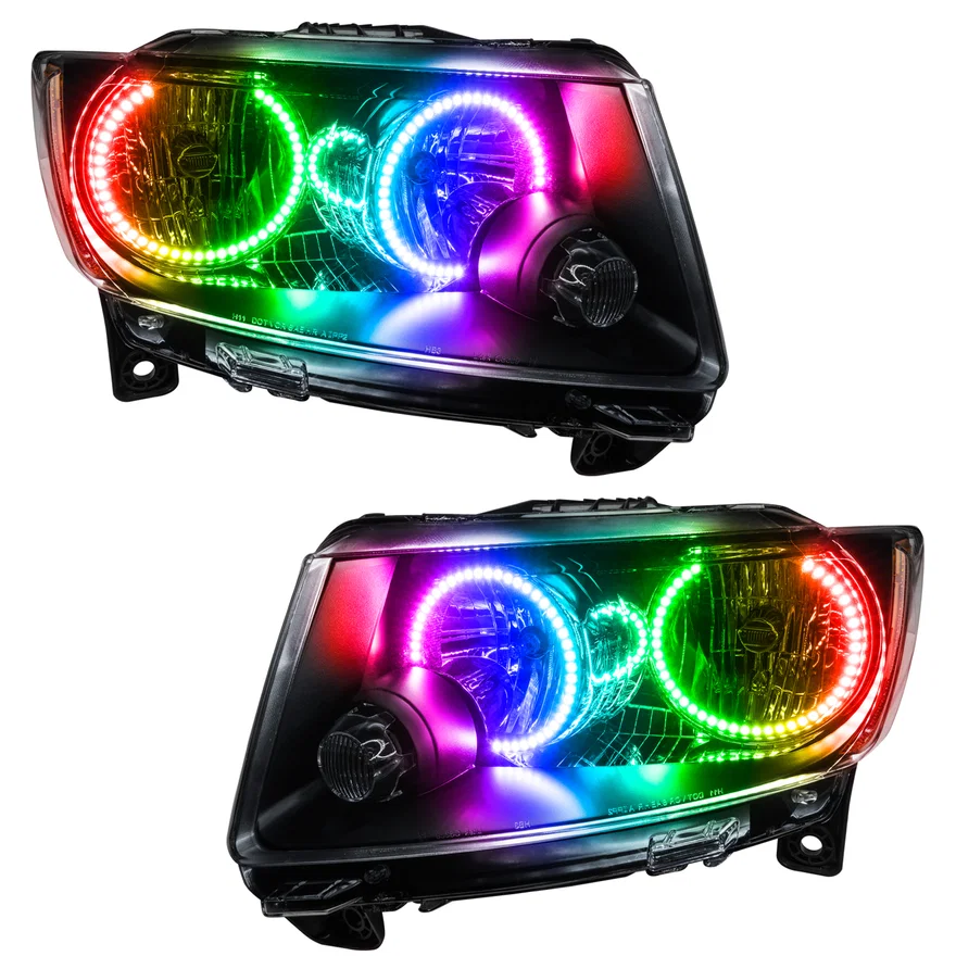 2011-2013 Jeep Grand Cherokee SMD HL (Non-HID) - Chrome