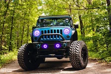 Jeep Wrangler 2007-2017 ORACLE LED Fog Light Kit image 6