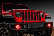 Jeep Wrangler JL/Gladiator JT LED Surface Mount Fog Light Halo Kit image 7