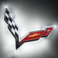Corvette C7 Rear Illuminated Emblem image 1