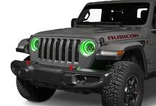7 Inch High Powered LED Headlights - Black Bezel - Dynamic ColorSHIFT - Jeep JL/JT image 8