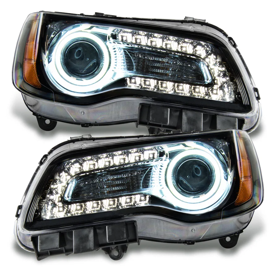 2011-2014 Chrysler 300C SMD HL - Black - NON HID