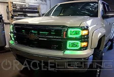 Chevrolet Silverado 2014-2015 ORACLE ColorSHIFT Halo Kit Non-Projector Style image 2