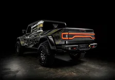 Racetrack Flush Style LED Tailgate Panel Light for Jeep Gladiator JT Inner Tinted Lens image 8