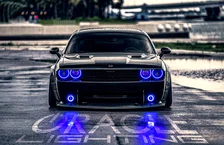 Dodge Challenger 2008-2014 ORACLE LED Waterproof Halo Kit image 3