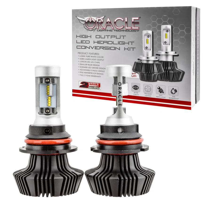 9007 4,000 Lumen LED Headlight Bulbs (Pair)