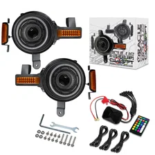 Oculus Bi-LED Projector Headlights for 2021+ Ford Bronco - ColorSHIFT LED image 1