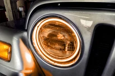 Jeep Wrangler TJ 1997-2006 ORACLE LED Waterproof Halo Kit image 2