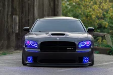 Headlight Halo Ring Emitter Set for Dodge Charger image 2