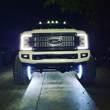 LED Illuminated Wheel Rings - White image 41