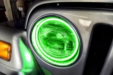Jeep Wrangler TJ 1997-2006 ORACLE LED Waterproof Halo Kit image 2