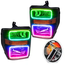2008-2010 Ford F250/350 LED HL - Black image 1