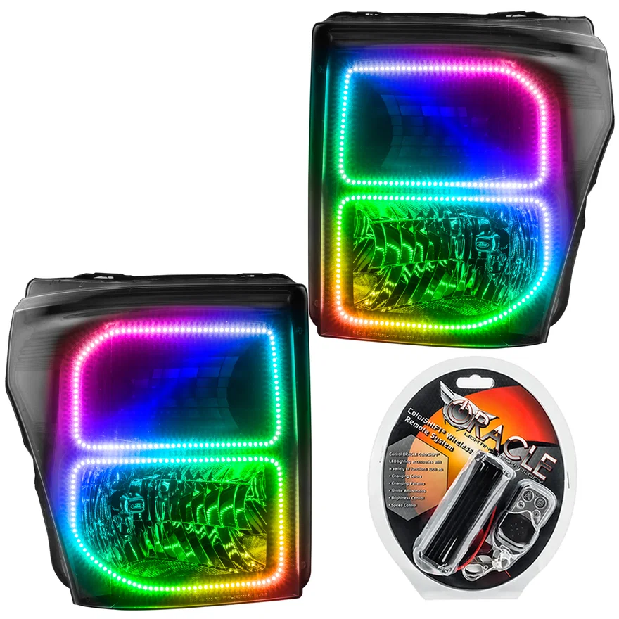 2011-2016 Ford F250/350 LED HL - Black
