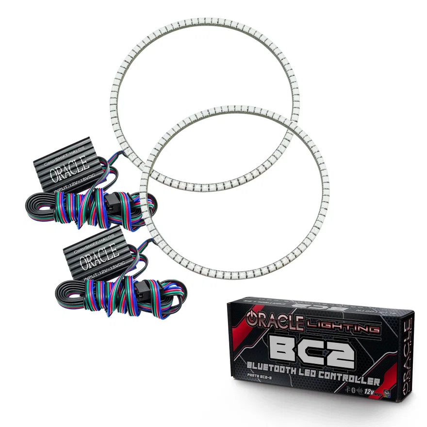 Headlight Halo Ring Emitter Set for Jeep