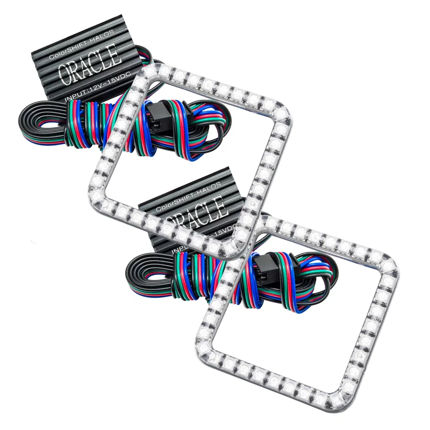Off-Road 3in. Square WP LED Halo