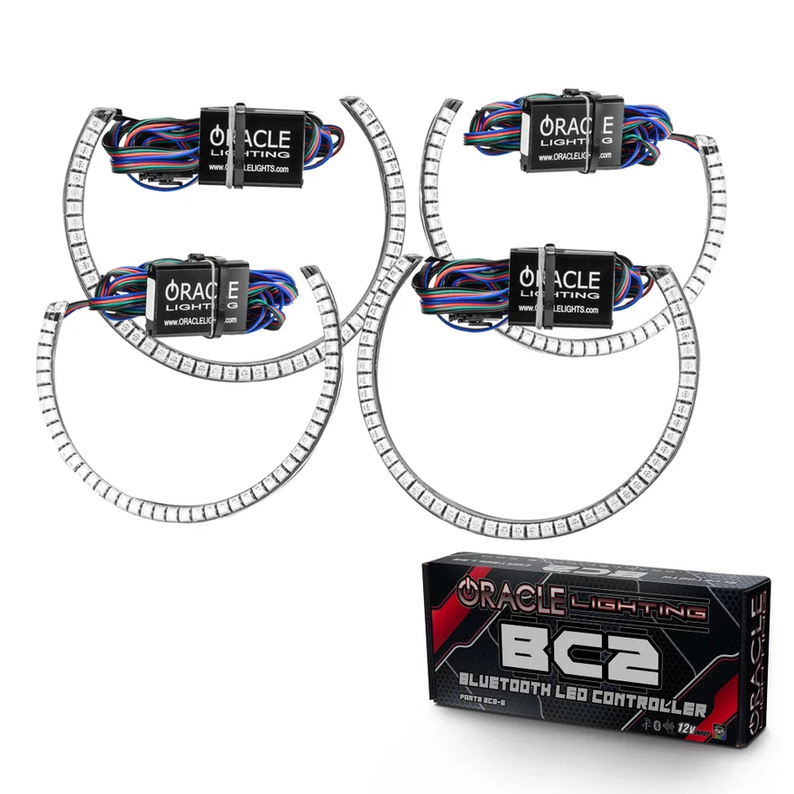 Headlight Halo Ring Emitter Set for Dodge Challenger