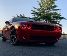 Surface Mount Fog Light Halo Kit for Dodge Challenger image 3