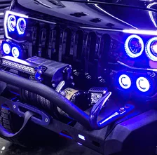 VECTOR Grille Surface Mount LED Halo Kit for Jeep JK/JL/JT - ColorSHIFT LED image 3