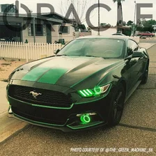 Ford Mustang V6 2013-2014 ORACLE WP LED Projector Fog Halo Kit image 2