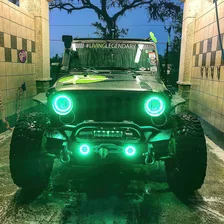 Jeep Wrangler 2007-2017 ORACLE Halo Kit - Dynamic ColorSHIFT image 13