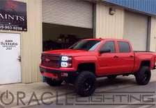 Chevrolet Silverado 2014-2015 ORACLE ColorSHIFT Halo Kit Non-Projector Style image 7