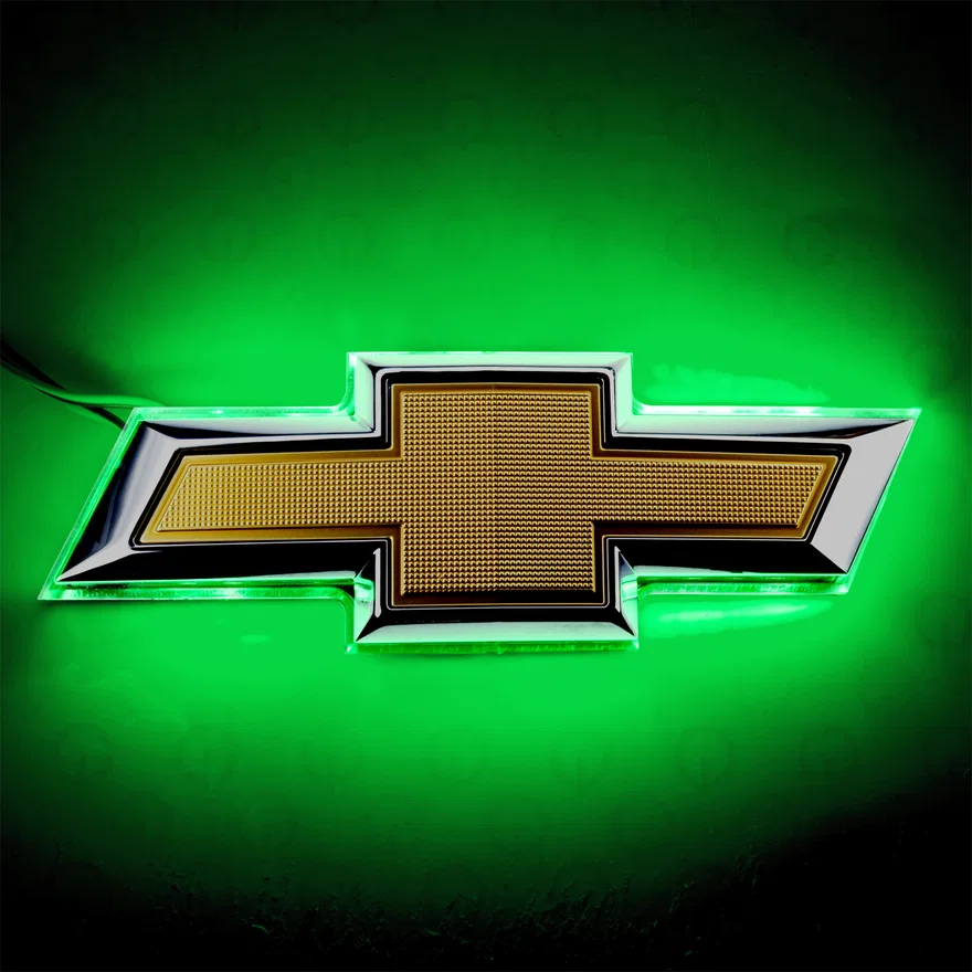 2014-2015 Chevy Camaro Illuminated Bowtie Rear Green