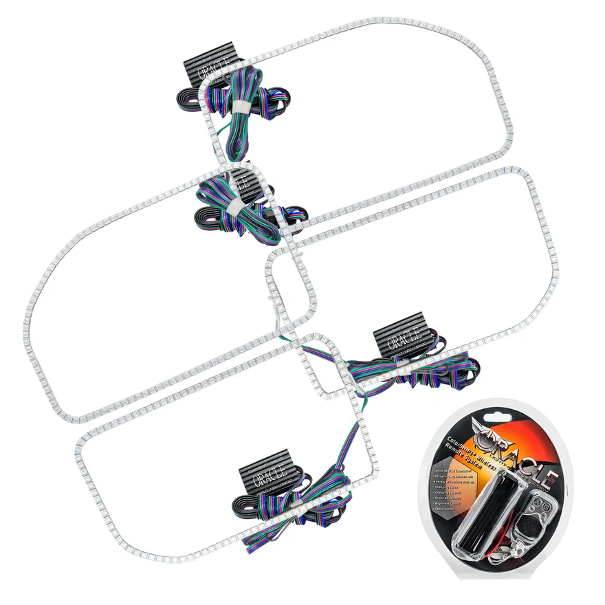 Ford F250/350 2011-2016 ORACLE ColorSHIFT Halo Kit (Square Ring Design)