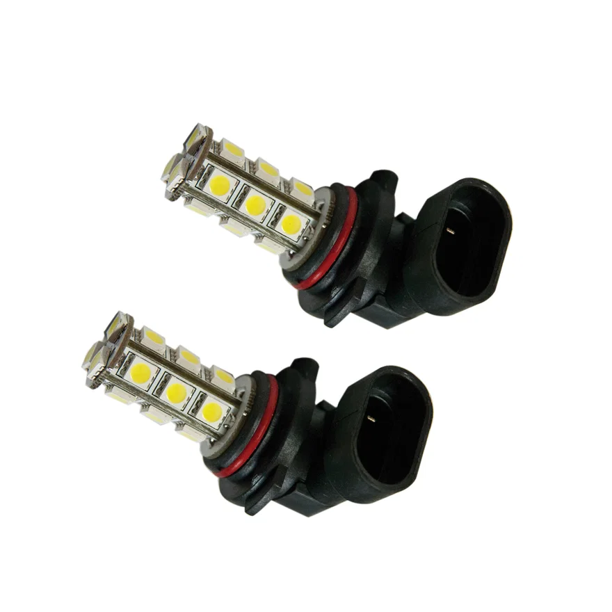 9006 18 LED Bulbs (Pair) - White