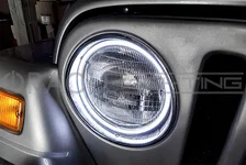 7in. Round Exterior Waterproof LED Halo Kit image 3
