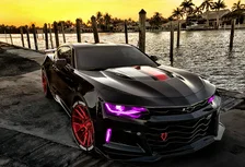Chevrolet Camaro 2016-2018 ORACLE Backlit ColorSHIFT Fog Light DRL Kit image 9
