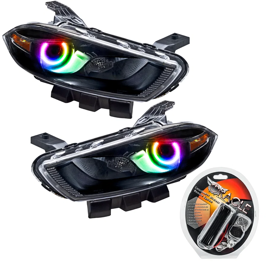 2013-2016 Dodge Dart SMD HL - Black - Halogen