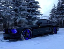 LED Illuminated Wheel Rings - Double LED - Blue image 11