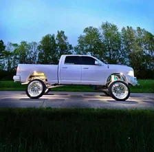 LED Illuminated Wheel Rings - White image 11