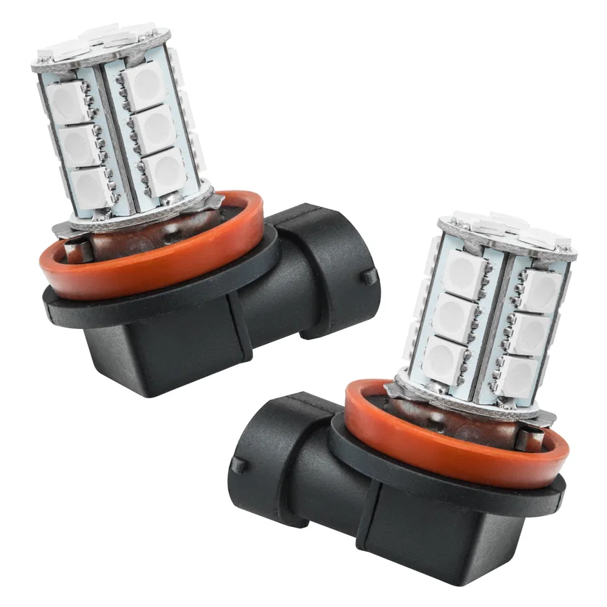H11 18 LED Bulbs (Pair) - Amber