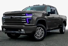 2020-2021 Chevrolet Silverado HD 2500/3500 ColorSHIFT RGB+W Headlight DRL Upgrade Kit image 7