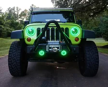 7 in. High Powered LED Headlights, Black Bezel, Dynamic ColorSHIFT image 30