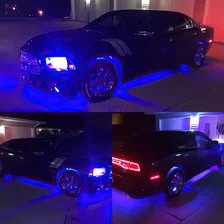 LED Illuminated Wheel Rings - Double LED - Blue image 17