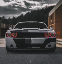 2008-2014 Dodge Challenger ORACLE Dynamic ColorSHIFT Headlight Halo Kit - Surface Mount image 5
