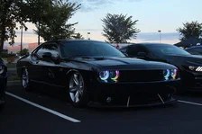 2015-2021 Dodge Challenger ORACLE Dynamic ColorSHIFT Headlight Halo Kit - Surface Mount image 22