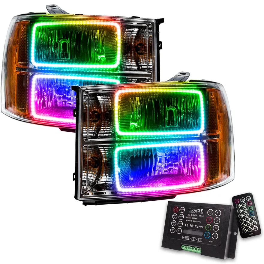 2007-2013 GMC Sierra SMD HL - Square Ring Design