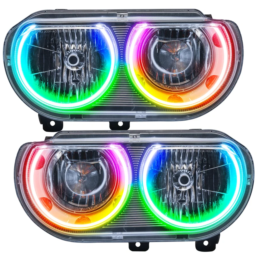 2008-2014 Dodge Challenger Pre-Asm Halo HLs - (Non-HID) - CS - Dyn