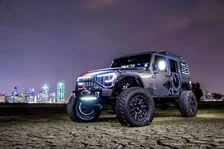 5817-504 Front Center Upper ORACLE Lighting VECTOR Series Full LED Grill- Jeep Wrangler JK image 14