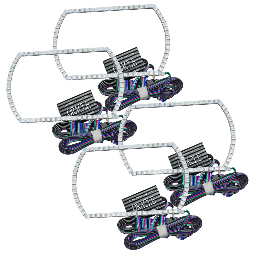 Chevrolet Silverado 2007-2013 ORACLE ColorSHIFT Halo Kit Square Style