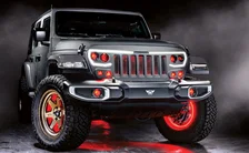 VECTOR Grill Demon Eye ColorSHIFT Projector Conversion Kit for Jeep image 2