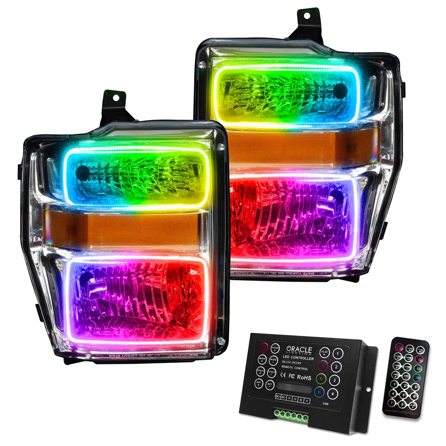 2008-2010 Ford F250/350 LED HL - Chrome